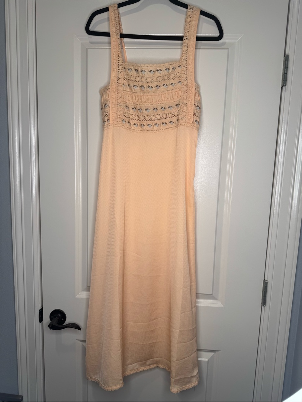 NWT Ever After Midi Slip Dress in Tender Peach - Picture 8 of 14